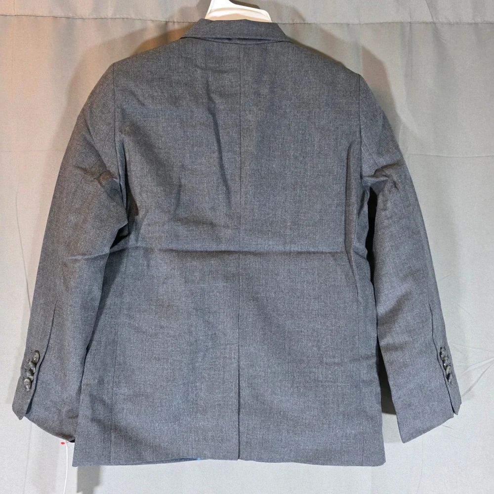 Cat & Jack Kids Gray Heathered Two-Button Blazer Jacket Size 6 NWT 046 10 1887